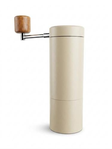 Yellow manual coffee grinder