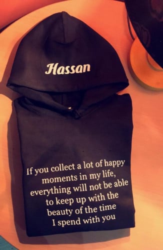 بلوفر ( طباعة على القبعه )