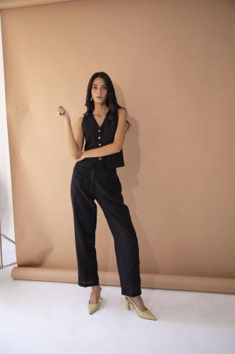 Linen Wide Pants