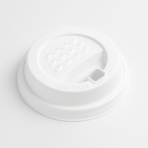 White 9-ounce cup cover (1000) pieces