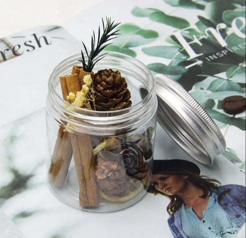 مرطمان بلاستيك بغطاء معدني 1400 مل