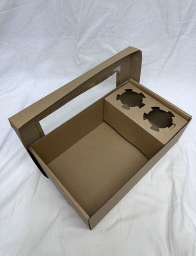 علب مقسم شاورما + برقر حامل صوص