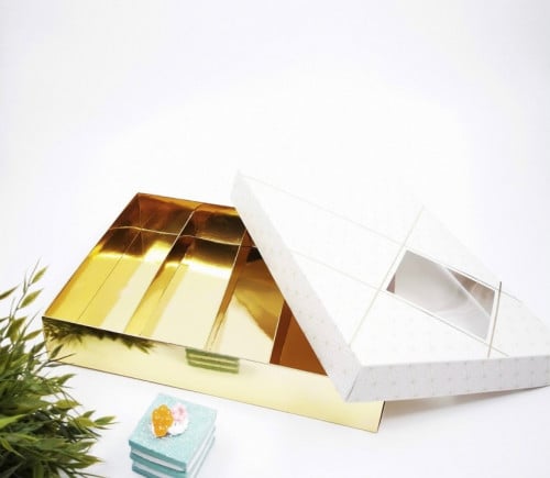 بوكس مقسم ذهبي