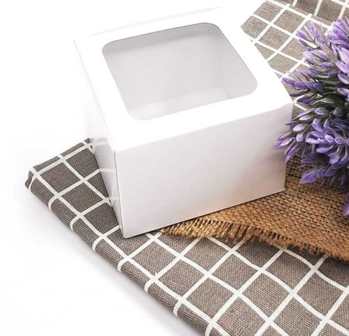 علب مربع بغطاء متصل