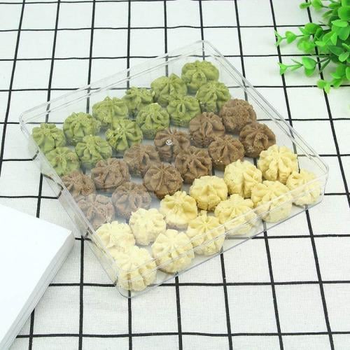 علب اكرلك مربع منخفظ