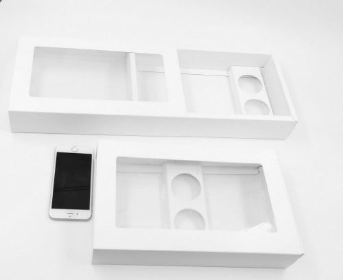 علب سحاب ورق مقسم ثنائي