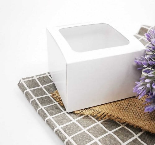 علب مربع بغطاء متصل