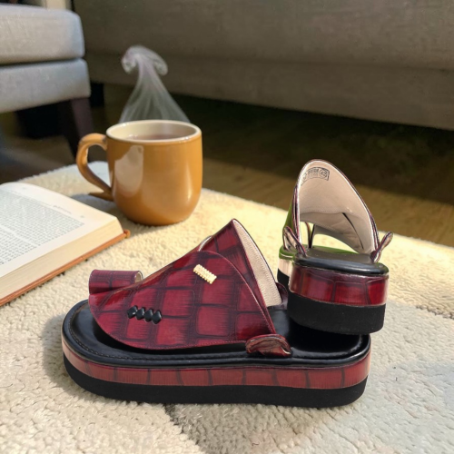 حذاء شرقي صناعة وطني مرتفع