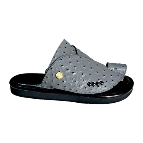 حذاء شرقي -نعام رصاصي- ارتفاع وسط