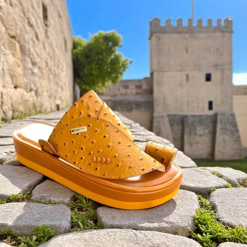 حذاء شرقي دبل - جلد طبيعى