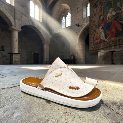 حذاء شرقي _نقش نعام صناعة وطنية