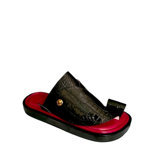 حذاء شرقي_ صناعة وطنية لماع اسود