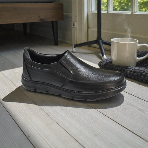 جزمة جلد طبيعي طبي