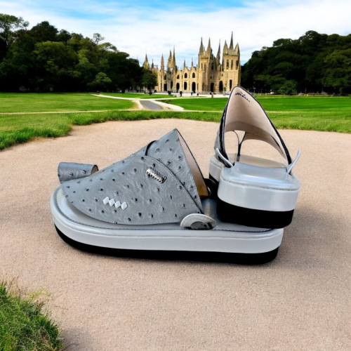 حذاء شرقي - رصاصى - دبل وطني