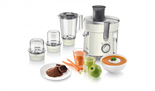 فيليبس فيفا كولكشن عصارة وخلاط ومطحنة ومفرمة 350 و...