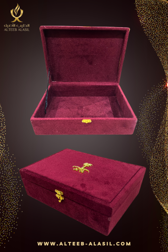 علبة مخمل الحجم الكبير