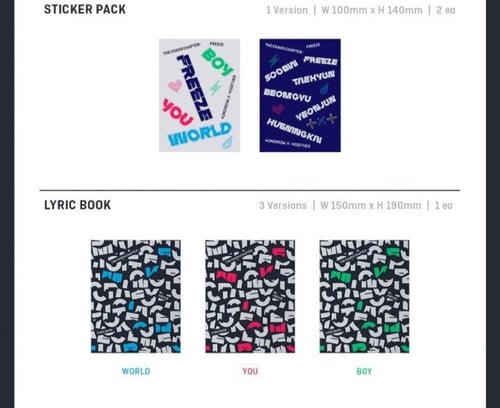 TXT - [The Chaos Chapter : Freeze] 4th Mini Album...