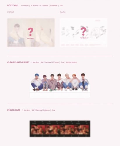 BTS - [Map Of The Soul:Persona] Album RANDOM Versi...