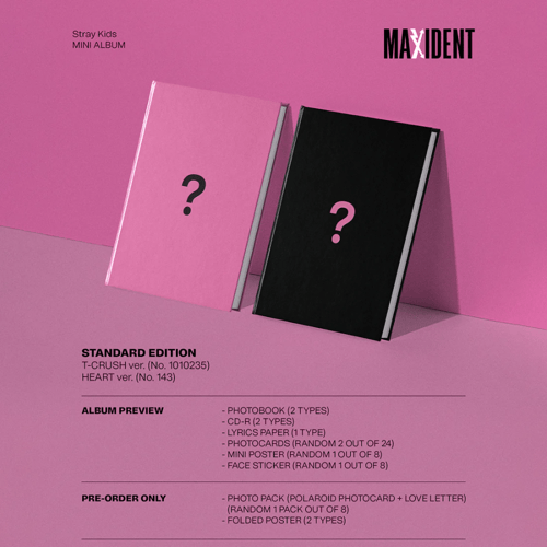 STRAY KIDS - 7th Mini Album: MAXIDENT (Standard ve...