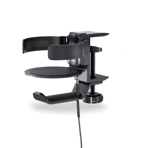 حامل اكواب مكتبي قابل للتوسيع ومزود بعلاقة