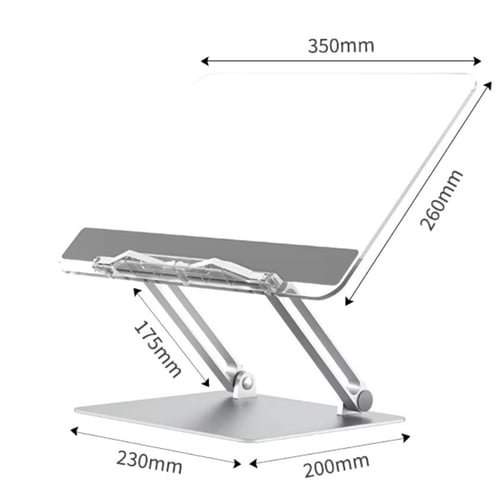 حامل لابتوب شفاف