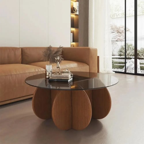 طاولة قهوة خشبية