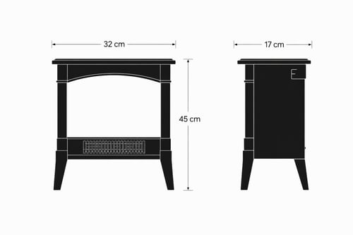 دفاية كهربائية ديكور