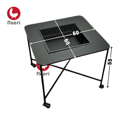 منقل حديد مربع