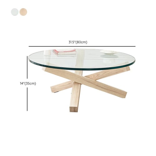 طاولة قهوة زجاجية Y23