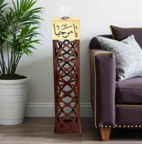 مبخرة استقبال الضيوف بني - عبارة يا مرحبا