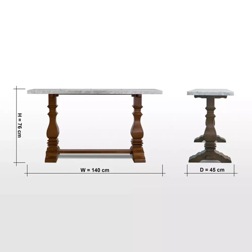 طاولة كونسول مع مرآة - فيكتور