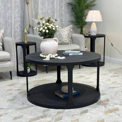 طاولة ضيافة دورين خشب لون أسود