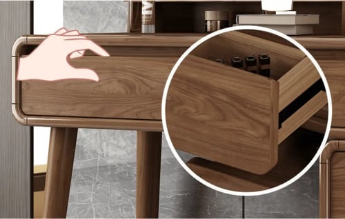 تسريحة بتصميم كلاسيك خشبي مميز
