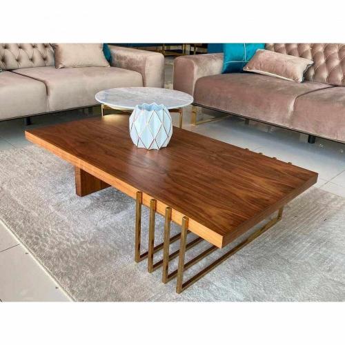 طاولة قهوة - بني