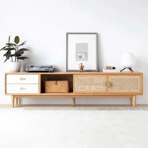 طاولة تلفاز بنمط بوهيمي