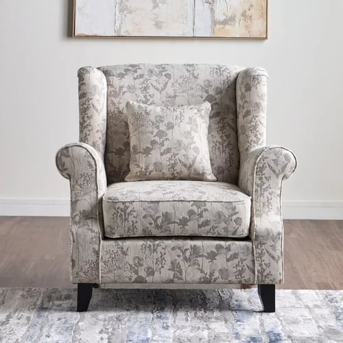 كرسي قماشي بمساند ذراعين- بوتانيكال