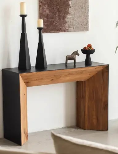 كونسول خشبي