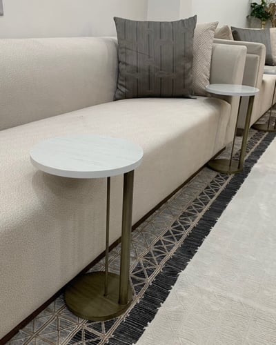 طقم طاولات من 7 قطع ذات جودة عالية - خدمة دائرية -...