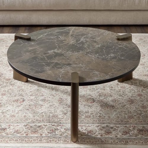 طاولة قهوة بسطح سيراميك