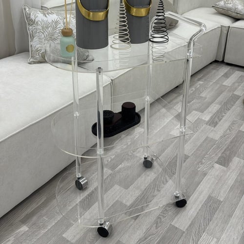 عربة ضيافة شفافة