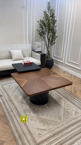 طاولة مودرن قشرة الجوز