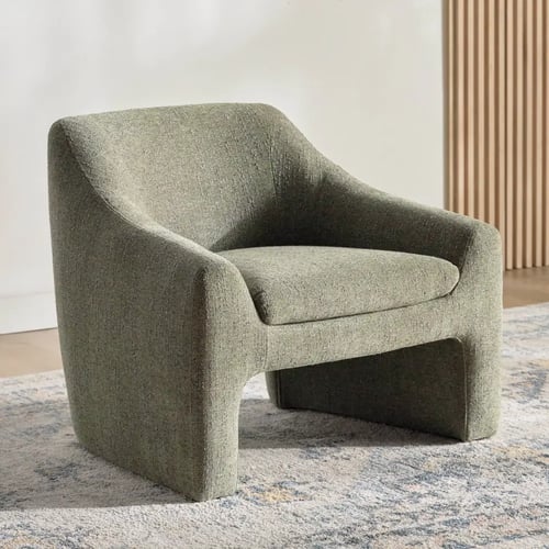 كرسي قماش بمساند ذراعين - تولين