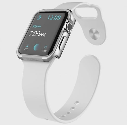 حماية ساعات ابل جانبية RAPTIC 44m سلفر