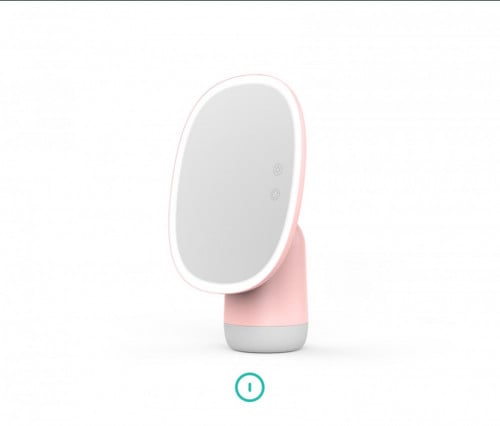 مرآة دودو بإضاءة ليد متعددة الالوان ومرطب جو