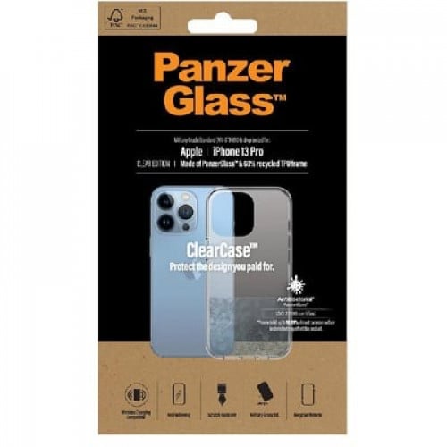 بانزر جلاس كفر مقوى شفاف 13 برو ماكس 6.7