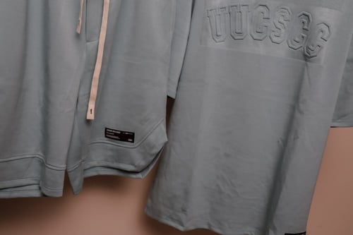 طقم رجالي اوفر سايز خامة طبية تركوازي