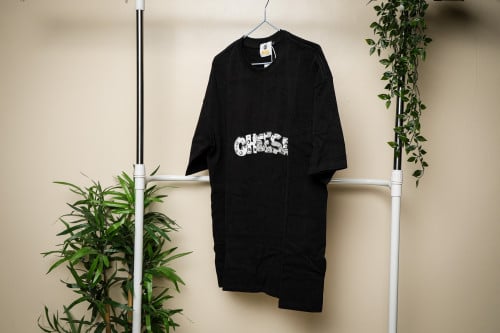 تيشيرت اوفر سايز CHEESE اسود