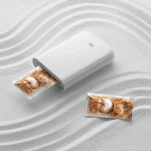 شاومي - طابعة صور مع بطارية مدمجة