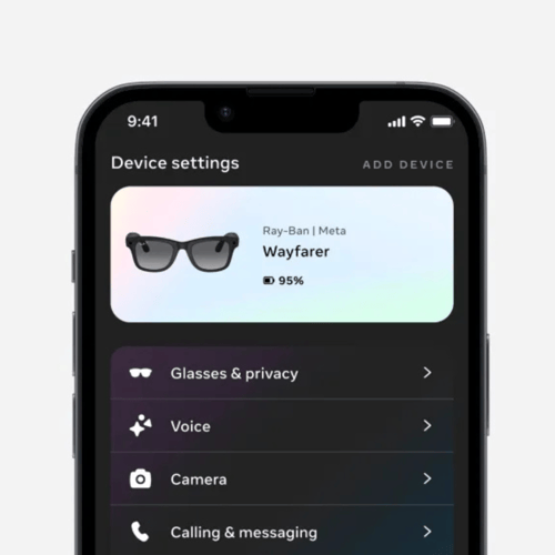 ميتا - نظارة ذكية ميتا Ray-Ban مع كاميرا مدمجة
