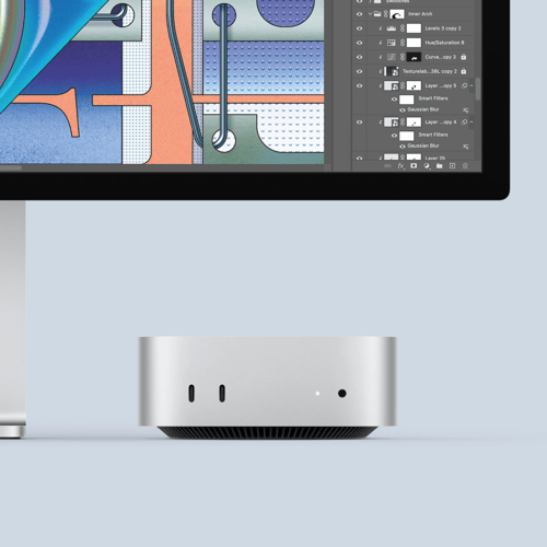 آبل - كمبيوتر مكتبي Mac ميني M4